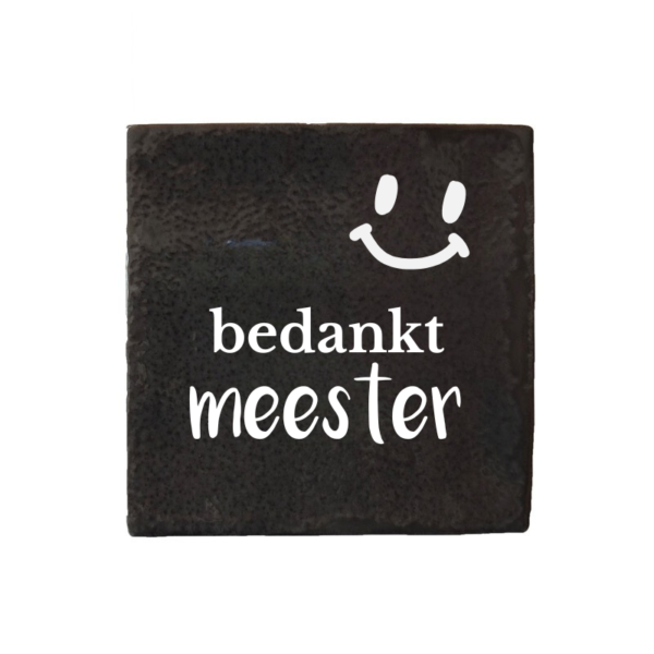 tegeltje, tegeltje meester