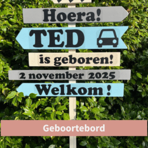 Blog geboortebord