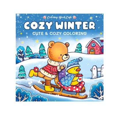 Cozy kleurboek met leuke kleurplaten, voor een heerlijk ontspanmomentje