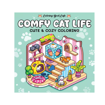 Cozy kleurboek met leuke kleurplaten, voor een heerlijk ontspanmomentje