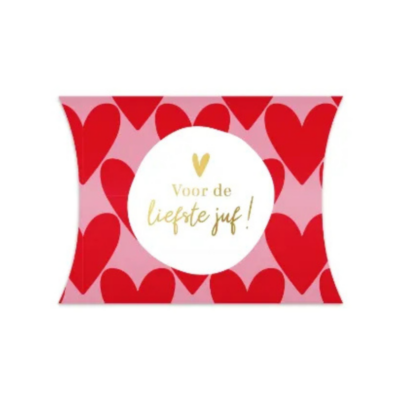 Cadeaudoosje, ideaal voor het inpakken van het cadeautje voor de juf