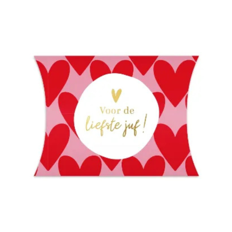 Cadeaudoosje, ideaal voor het inpakken van het cadeautje voor de juf
