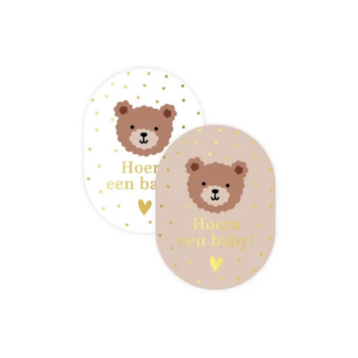 sticker geboorte, cadeausticker geboorte