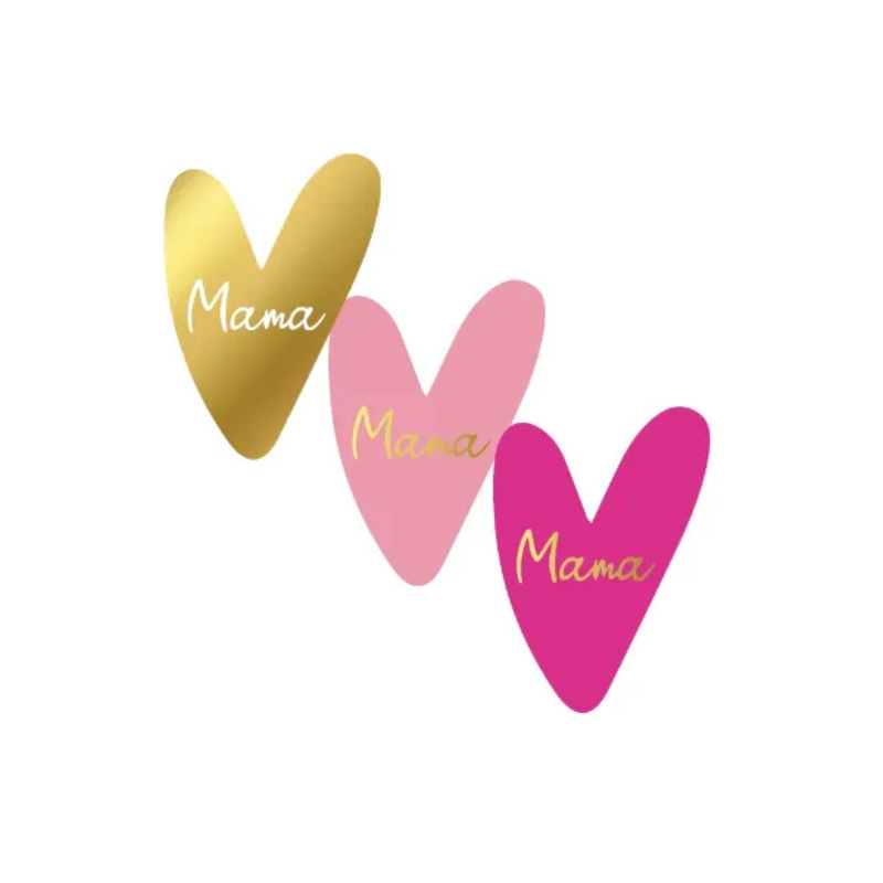 Cadeausticker voor mama, leuk om cadeautjes persoonlijk mee te versieren