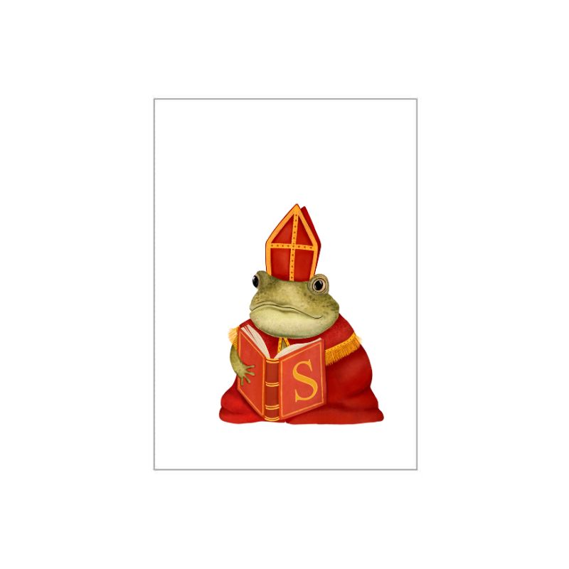 Kaart in het thema Sinterklaas van Getekend door Zusje