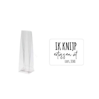 Traktatiepakket Ik knijp ertussen uit