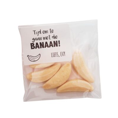 Tijd om te gaan met die banaan, afscheidstraktatie