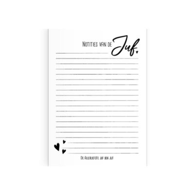 cadeautje juf, bedankje juf