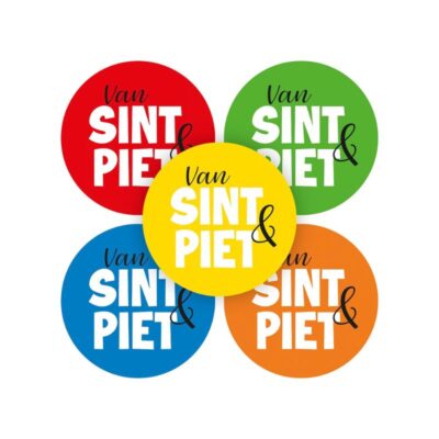 inpakken Sinterklaascadeautjes, cadeaustickers Sinterklaas