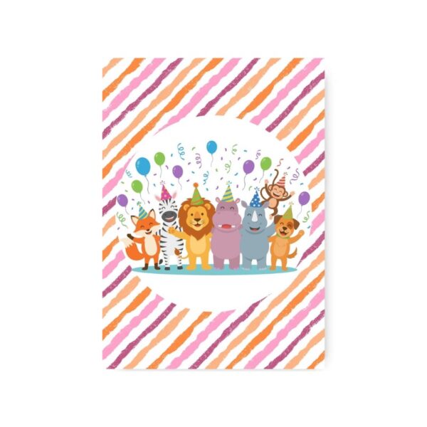 Kaart Feestende dieren
