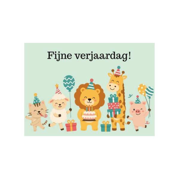 Kaart Fijne verjaardag