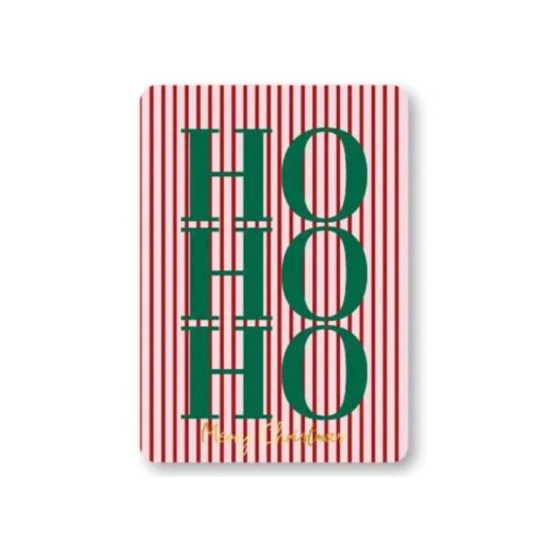 Kaart Ho ho ho - Merry Christmas