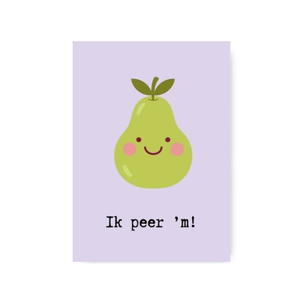 Kaart Ik peer 'm