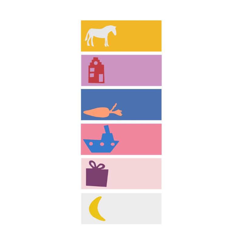 inpakken Sinterklaascadeautjes, cadeaustickers Sinterklaas