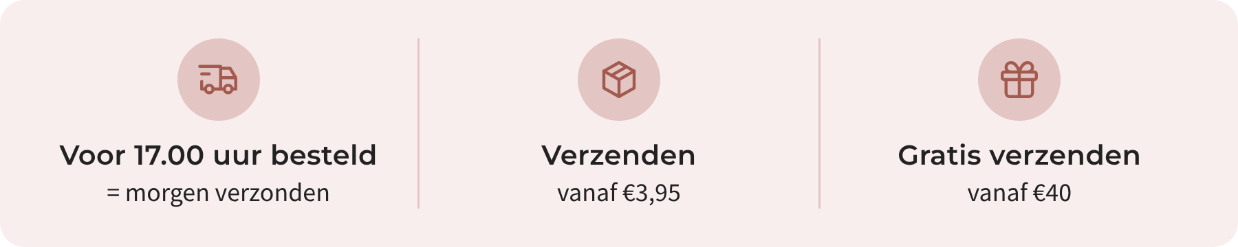Voor 17.00 uur besteld = morgen verzonden. Verzenden vanaf €3,95. Gratis verzenden vanaf €40.